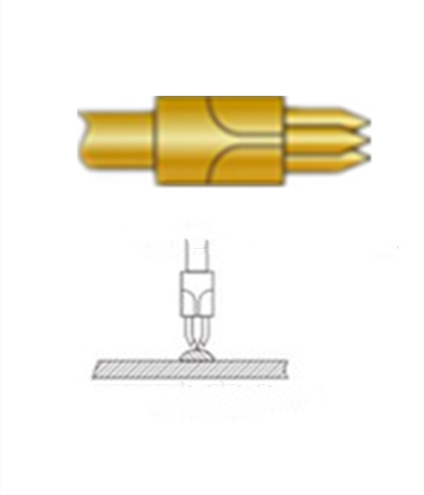 三尖頭探針、探針用法圖、探針原理圖、測(cè)試探針圖片