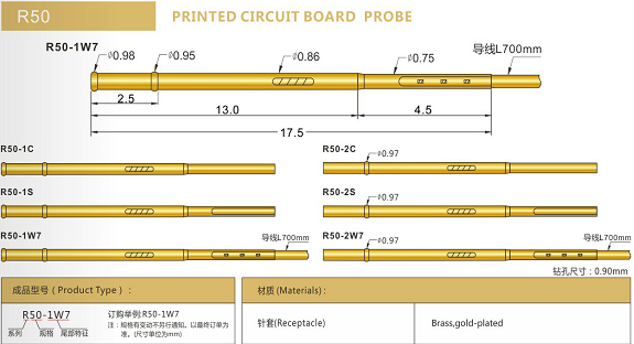 R50測(cè)試探針套管選型、R50探針套管規(guī)格型號(hào)、探針套管廠家