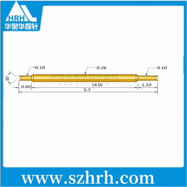 026-UU-5.7L，華榮華雙頭測試探針廠家